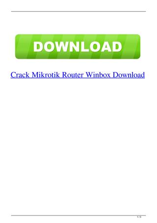 mikrotik routeros 5.20 crack